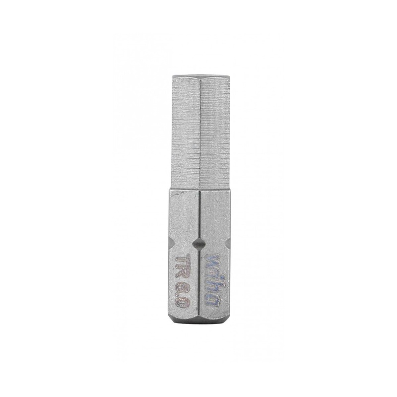 Wiha Tools 71945 Security Hex Insert Bit, 6.0 mm x 25 mm, 10 Pk.