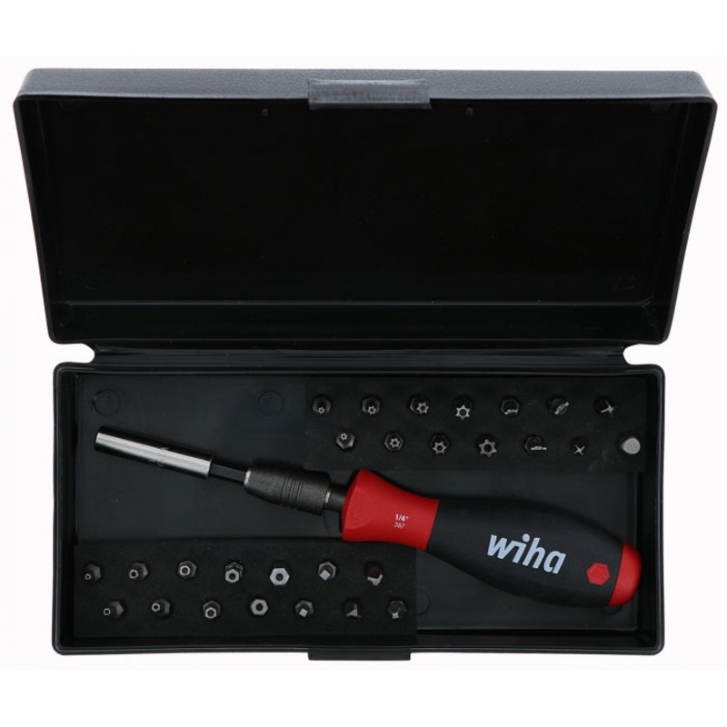 Wiha Tools 71987 Security Bits with Centrofix Bit Holder Set, 29 Pc.