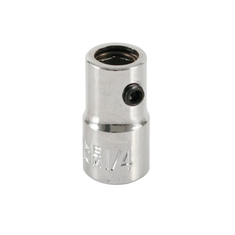 Wiha Tools 72014 Bit Holding Socket with Retaining Ring, 1/4" Bit to 1/4" Square Drive