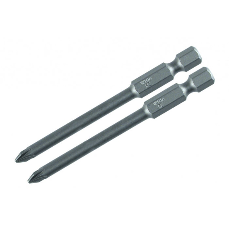 Wiha Tools 73902 Pozidriv Power Bit, #1 x 70 mm, 2 Pk.