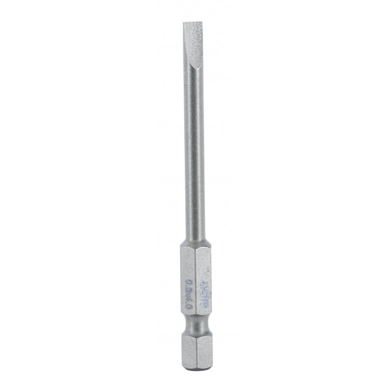 Wiha Tools 74036 Slotted Power Bit, 4.0 mm x 70 mm, 10 Pk.