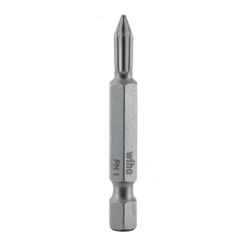 Wiha Tools 74103 Phillips Power Bit, #1 x 50 mm, 10 Pk.