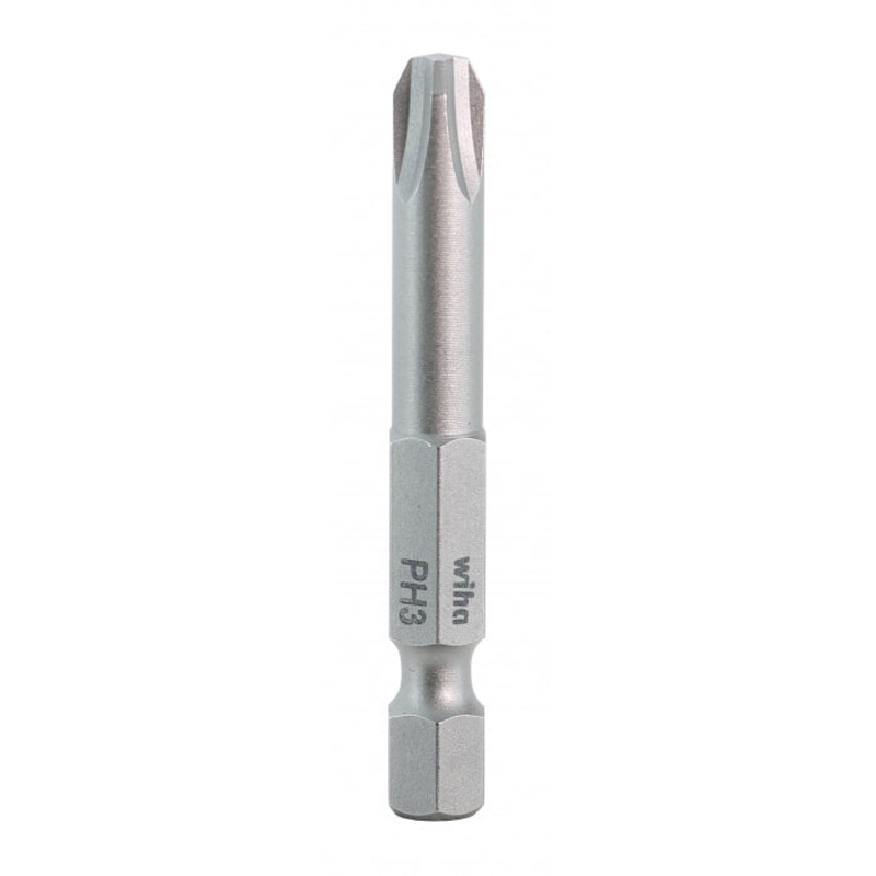 Wiha Tools 74124 Phillip Power Bit, #3 x 50 mm, 10 Pk