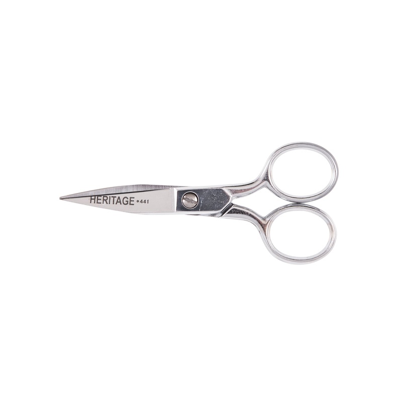 Heritage Cutlery 441 4 1/2'' Scissor w/ Large Ring