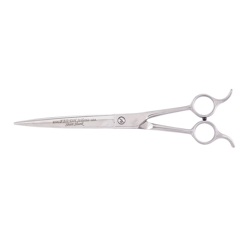 Heritage Cutlery ST85DH 10'' Pet Grooming Scissor w/ semi-oval Shape Blade / Double Hook