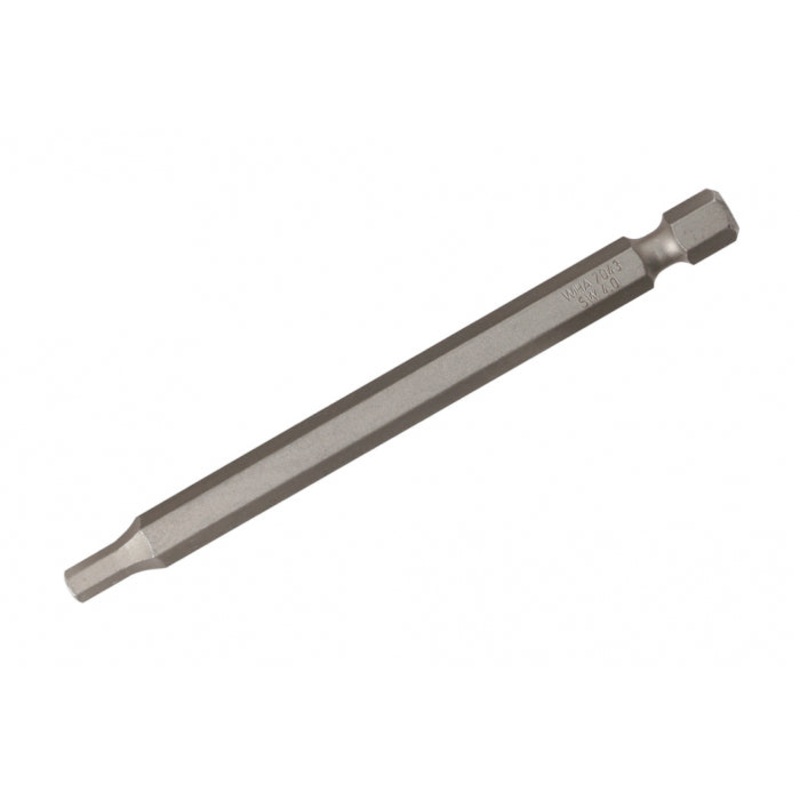 Wiha Tools 74335 Hex Metric Power Bit, 4.0 mm x 90 mm