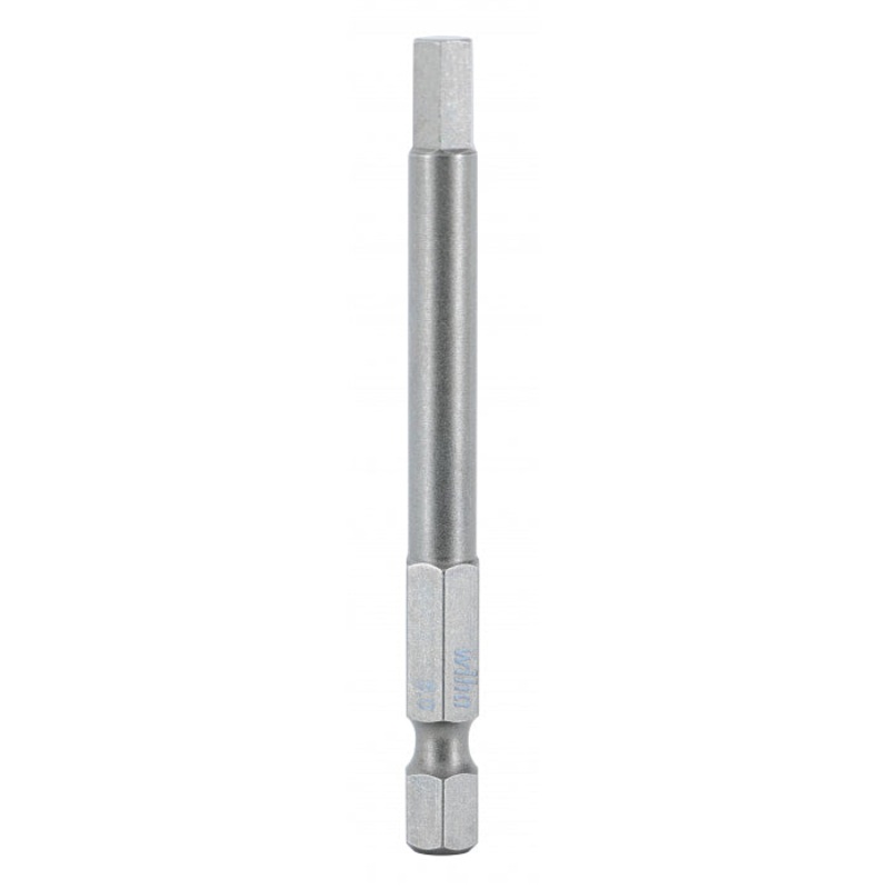 Wiha Tools 74355 Hex Metric Power Bit, 5.0 mm x 70 mm, 10 Pk.