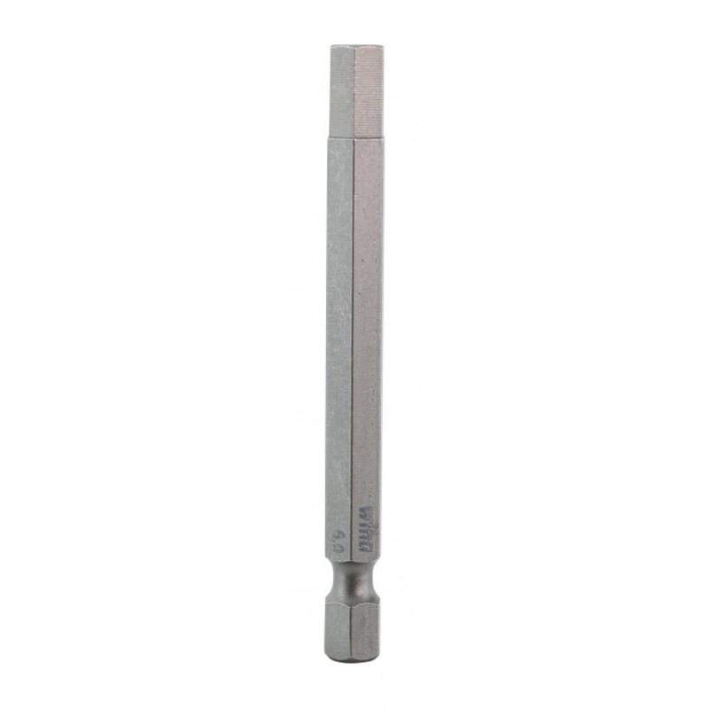 Wiha Tools 74356 Hex Metric Power Bit, 6.0 mm x 70 mm, 10 Pk.