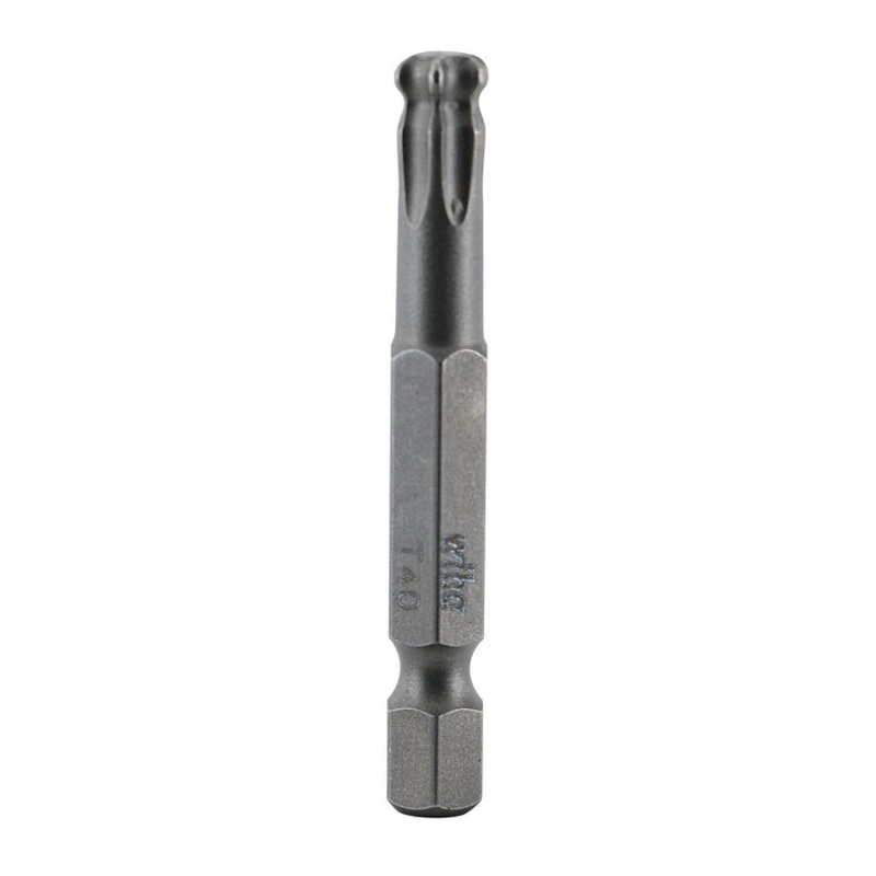 Wiha Tools 74541 TORX Ball End Power Bit, T40 x 50 mm, 10 Pk.