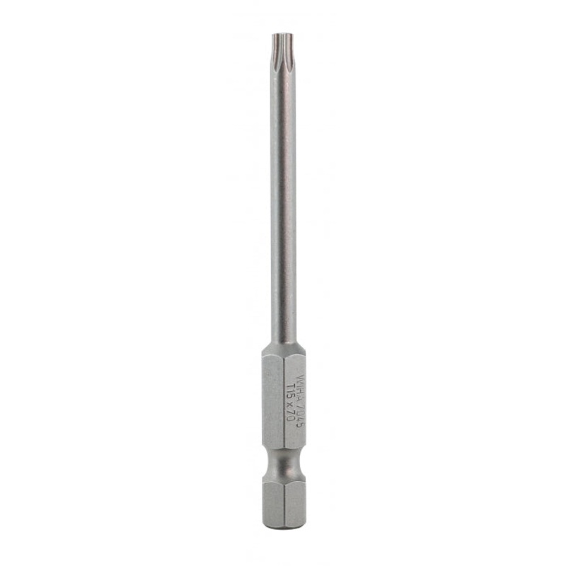 Wiha Tools 74548 TORX Power Bit, T15 x 70 mm, 10 Pk.