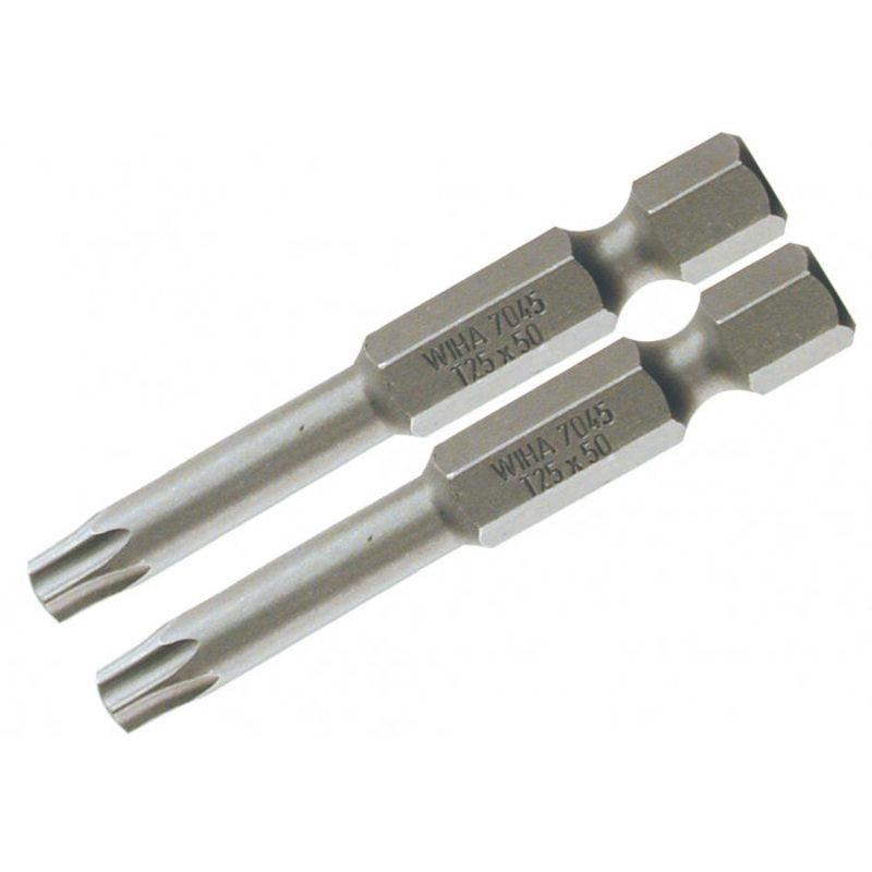 Wiha Tools 74559 TORX Power Bit, T5 x 50 mm, 2 Pk.