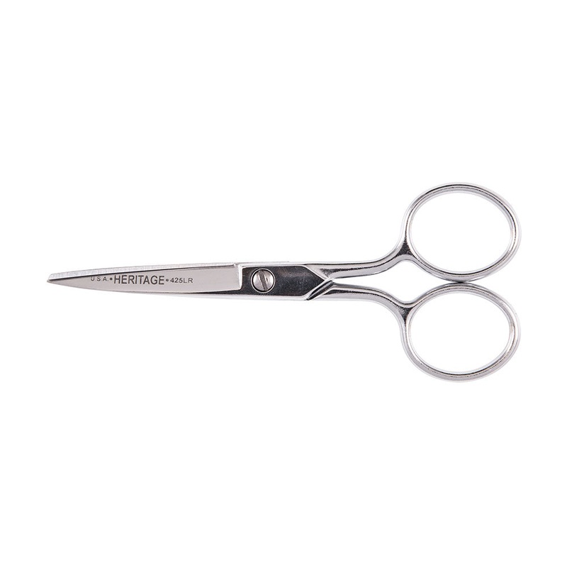 Heritage Cutlery 425LR 5'' Sewing Scissor w/ Large Ring