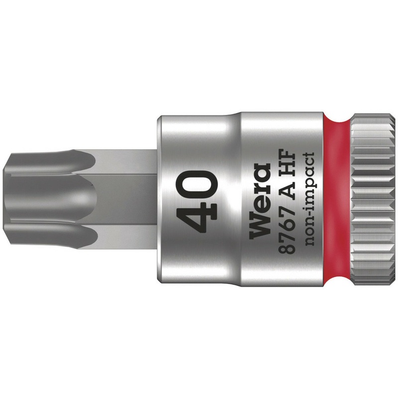 Wera 8767 A HF TORX Zyklop bit socket with holding function, 1/4" drive, TX 8 x 28 mm