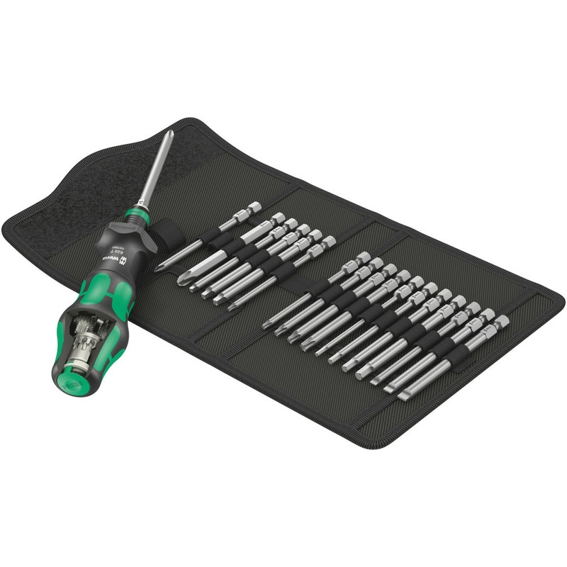 Wera Kraftform Kompakt Turbo Imperial 1, 19 pieces