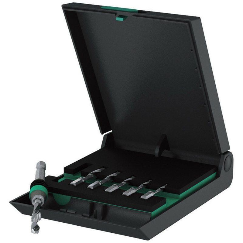 Wera 847/7 Set Combination Drill Bits Set, 7 pieces
