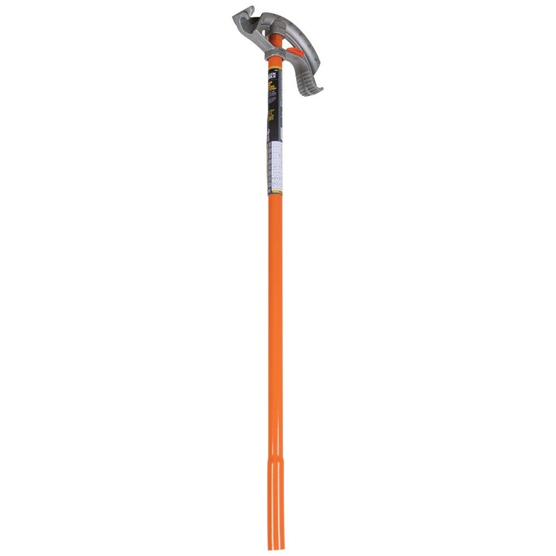 Klein Tools 51606 Aluminum Conduit Bender 1/2-Inch EMT, Wide Foot Pedal, Benchmark Symbols and  Angle Setter Technology