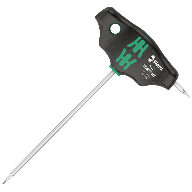 Wera 467 TORX HF T-handle screwdriver with holding function, TX 7 x 100 mm