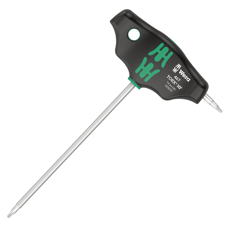 Wera 467 TORX HF T-handle screwdriver with holding function, TX 9 x 100 mm
