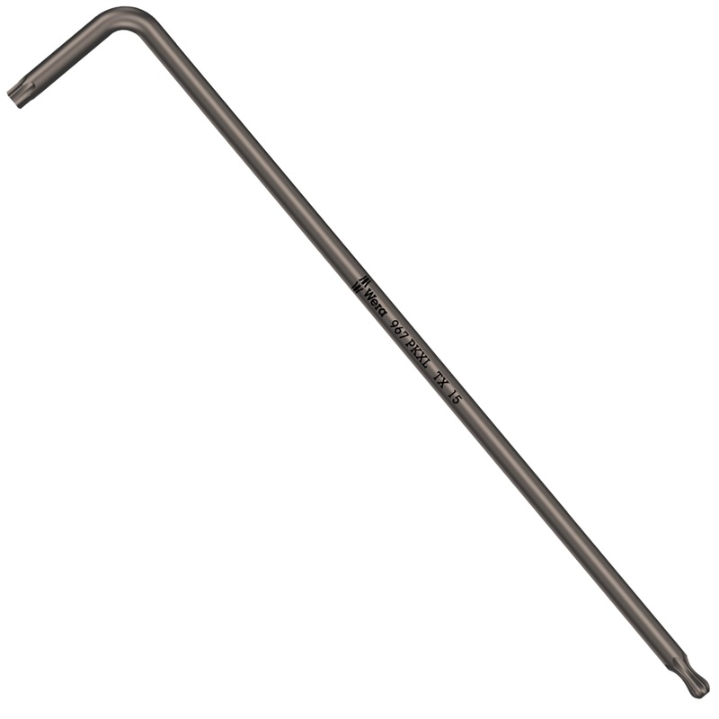 Wera 967 PKXL TORX L-key, long, TX 15 x 123 mm