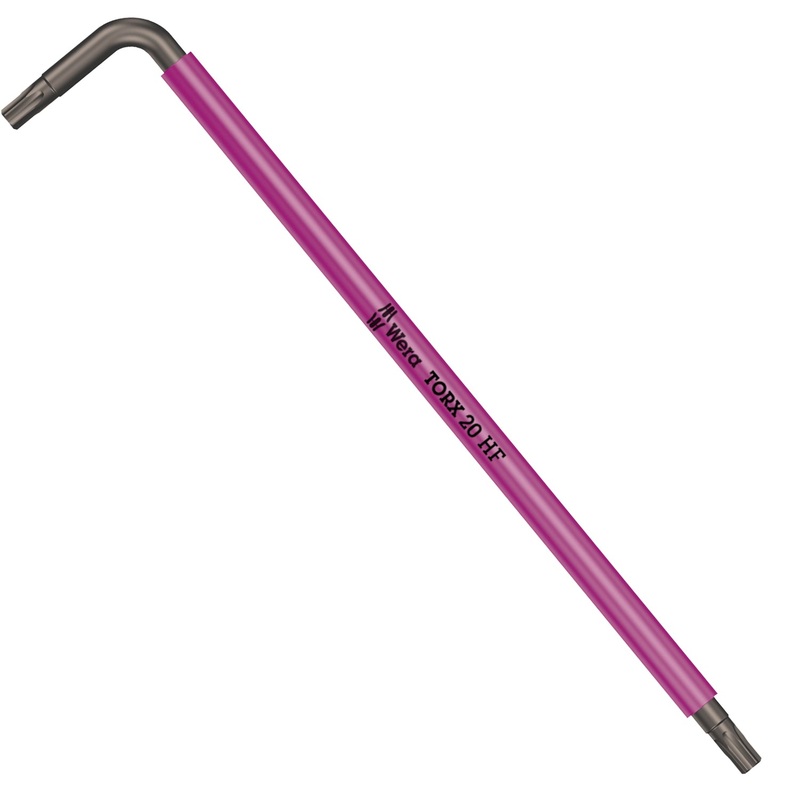 Wera 967 SXL HF TORX L-key Multicolour with holding function, long, TX 20 x 137 mm