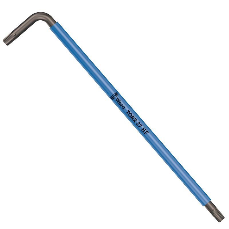 Wera 967 SXL HF TORX L-key Multicolour with holding function, long, TX 27 x 172 mm