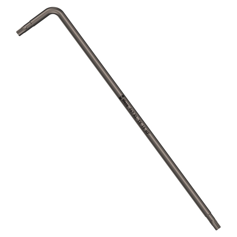 Wera 967 XL HF TORX L-key with holding function, long, TX 15 x 123 mm