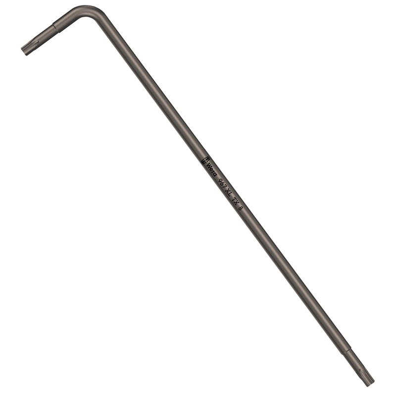 Wera 967 XL HF TORX L-key with holding function, long, TX 8 x 90 mm