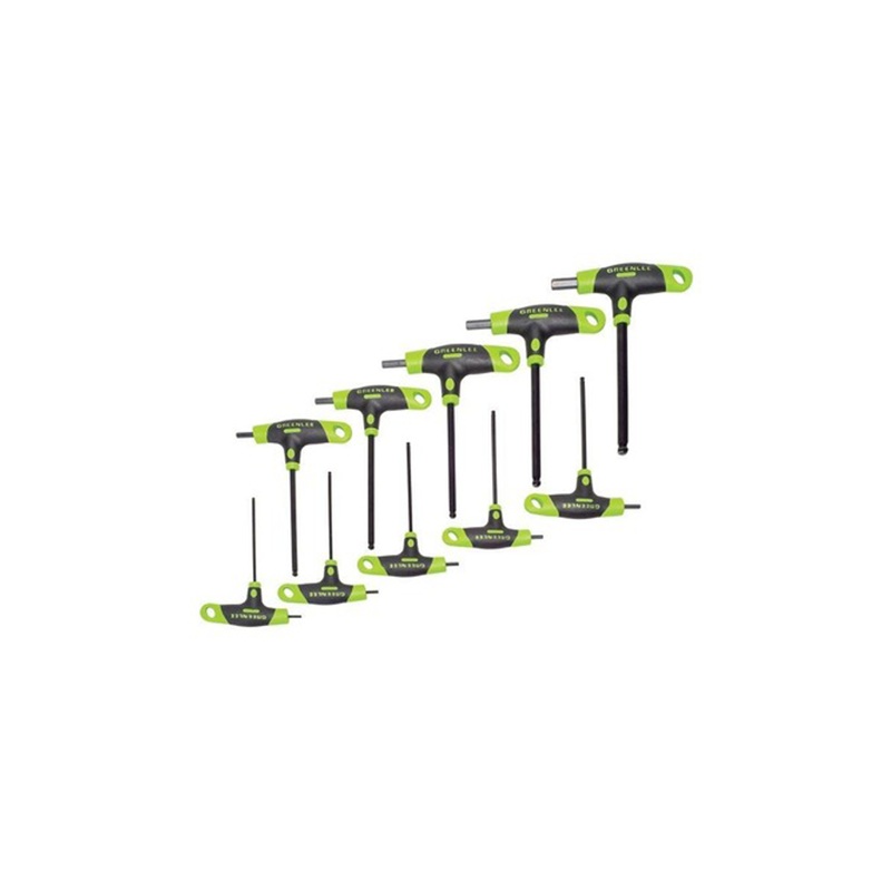 Greenlee 0254-40 10 Piece T-Handle Hex Key Set