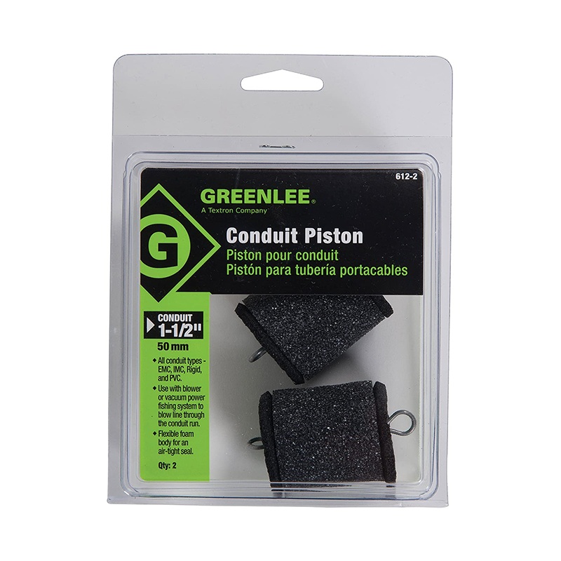 Greenlee 612-2 Conduit Piston, 1-1/2" (2 Pack)