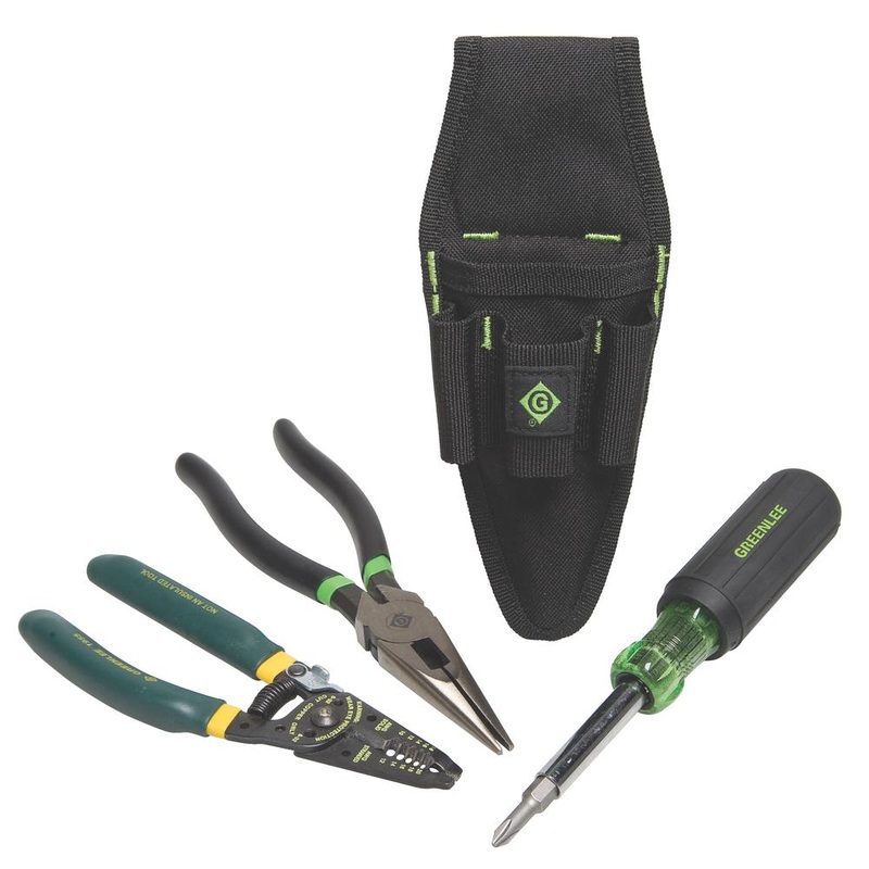 Greenlee 0159-28 Basic Tool Kit, 4-Piece Set