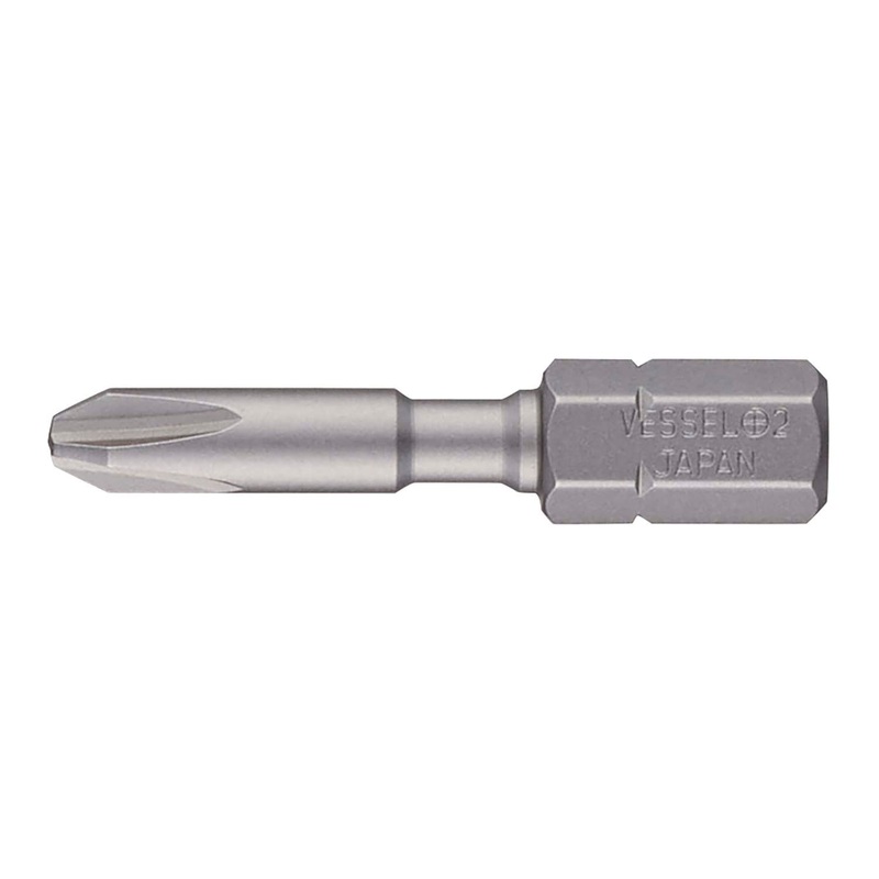 Vessel B33MMBCP233HRBP1 Insert Bit 1/4" Hex, +2x33H Replacement Bit for MMBC