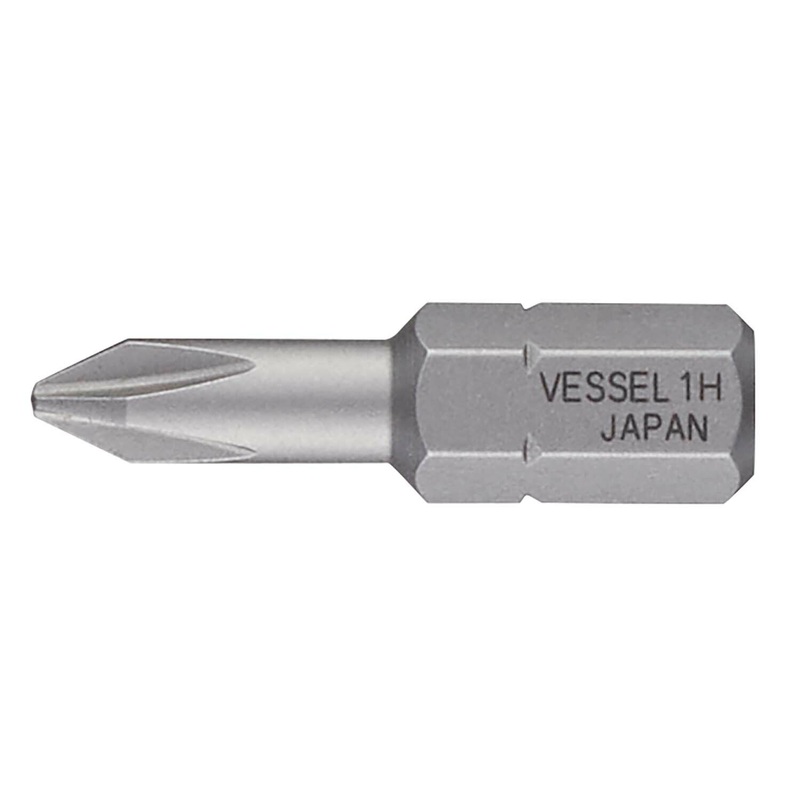 Vessel B33P145254HP1 Insert Bit 1/4" Hex, +1x4.5x25.4H