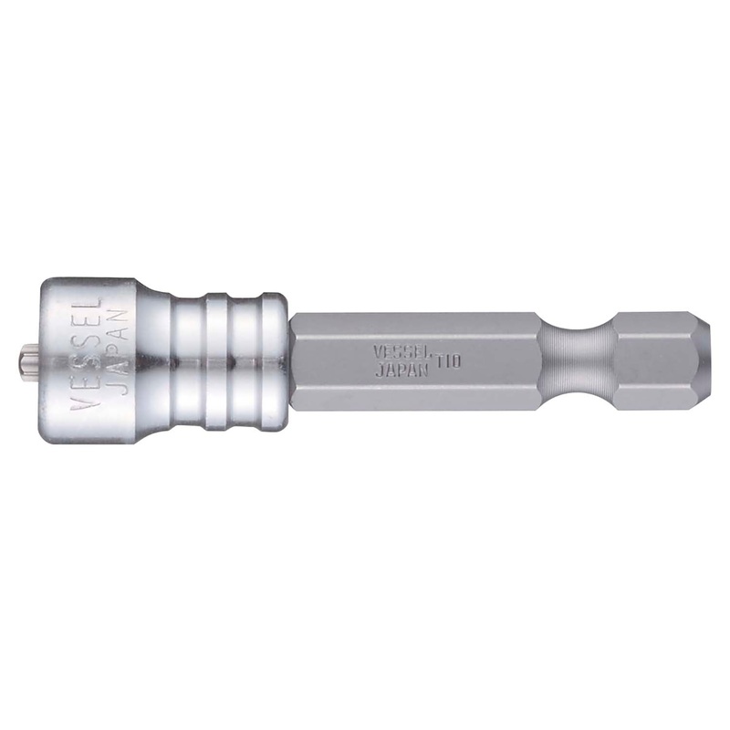 Vessel B35MMBCT1049HP1 Power Bit 1/4" Hex B, T10x49H with Slim Magnet Screw Catcher