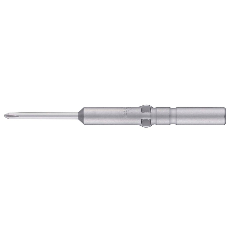 Vessel D76P022560P1 Phillips Precision Bit No.D76(PH0 x 2 x 25 x 60)