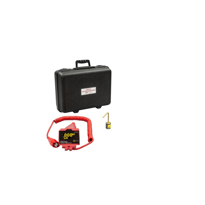 Greenlee DDPM-40S Double Vision Dual Display Wireless Phasing Meter 5V-43kV, OH Single Kit, Base