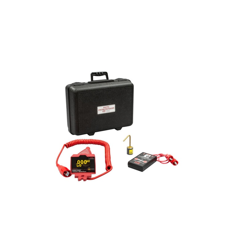 Greenlee DDPM-40S/K01 Double Vision Dual Display Wireless Phasing Meter 5V-43kV, OH Single Kit 1