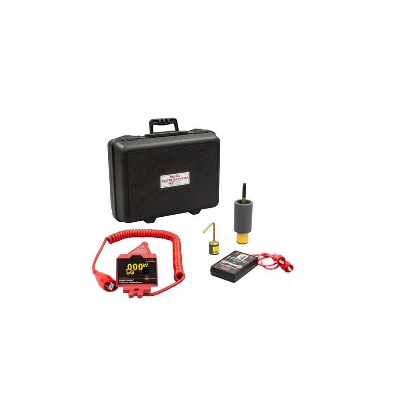 Greenlee DDPM-40S/K02 Double Vision 5 Dual Display Wireless Phasing Meter 5V-43kV, OH/UG Single Kit 1