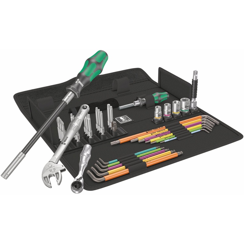 Wera Kraftform Kompakt F 1 screwdriving tool set for window installation, 36 pieces