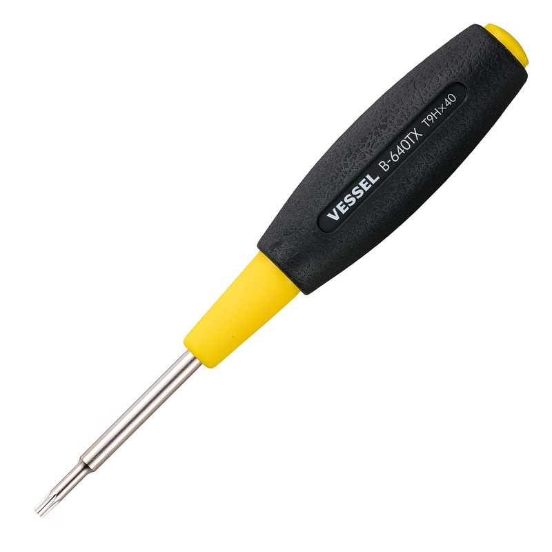 Vessel 640T9H40 Cushion Grip TORX Screwdriver T9H x 40