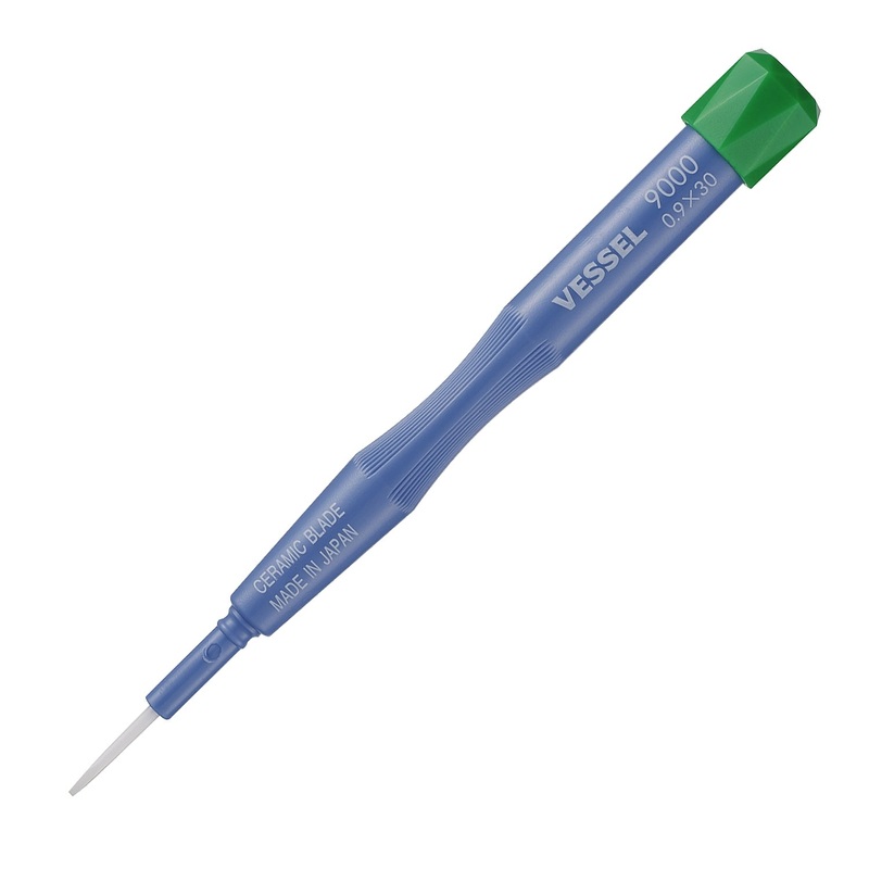 Vessel 9000ES0930 Precision Ceramic Adjuster No.9000E Slotted 0.9x30