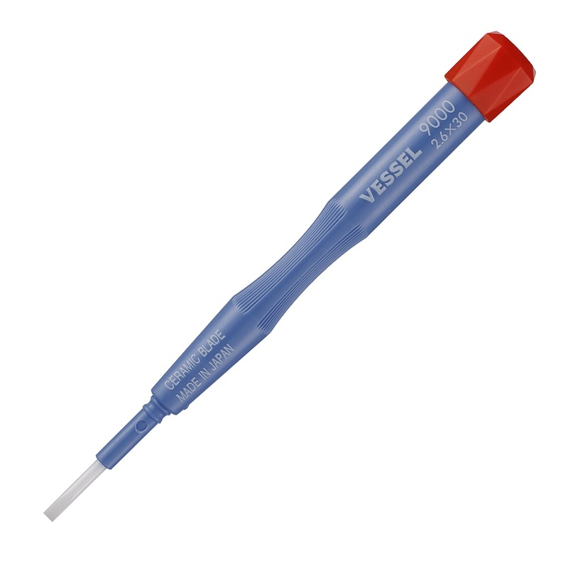 Vessel 9000ES2630 Precision Ceramic Adjuster No.9000E Slotted2.6x30