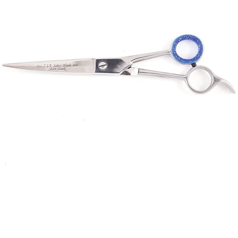 Heritage Cutlery SA75-C 7 1/2'' Pet Grooming Scissor w/triangular shape blade/Curved Blade