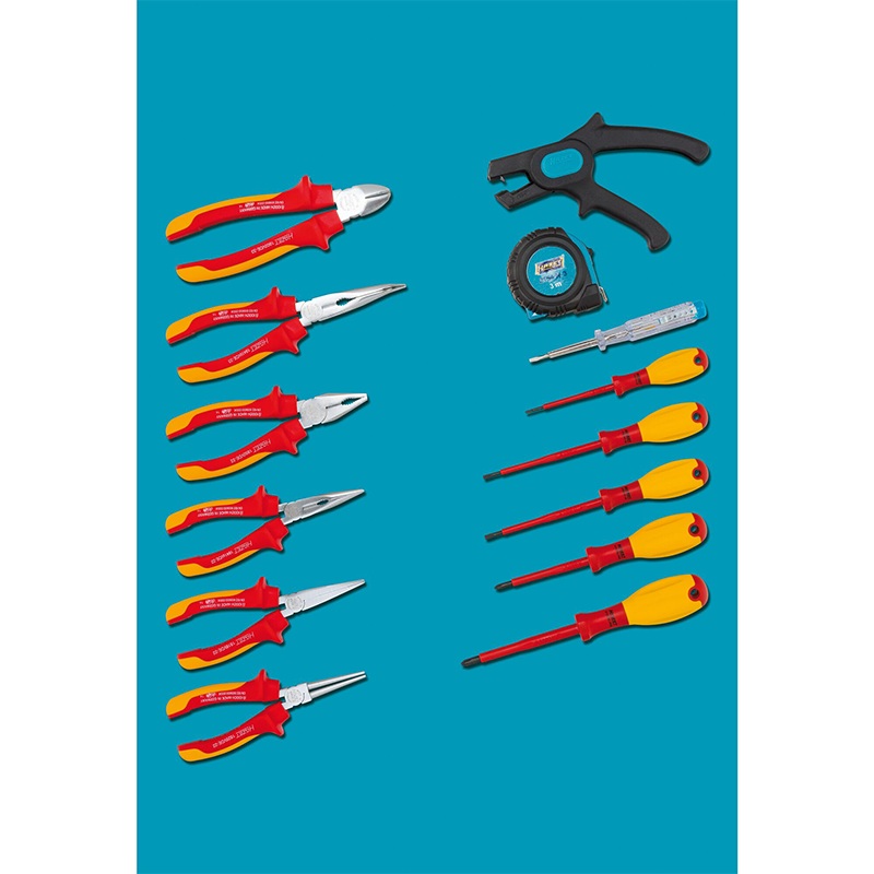 Hazet 0-20/14 Tool Assortment with Protective Insulation, 14 Pieces