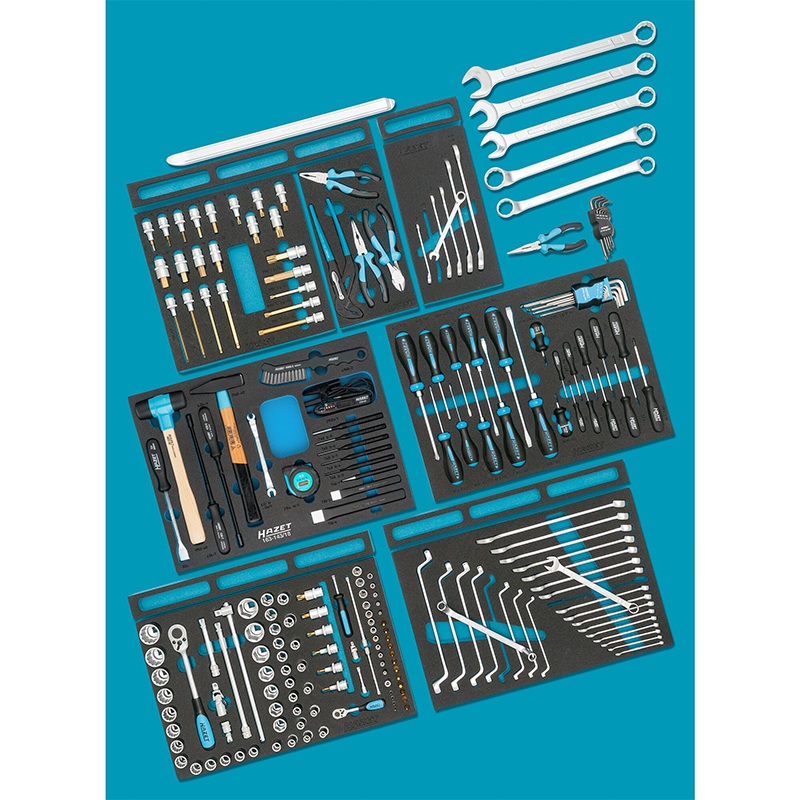 Hazet 0-2500-163/214 Standard Assortment for AUDI, 214 Pieces