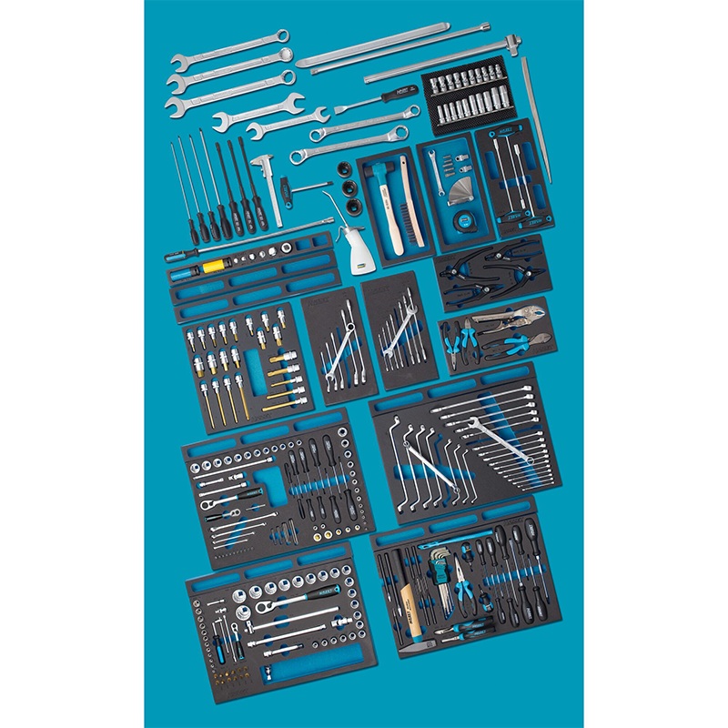 Hazet 0-2700-163/296 Tool assortment for MERCEDES-BENZ, 296 Pieces