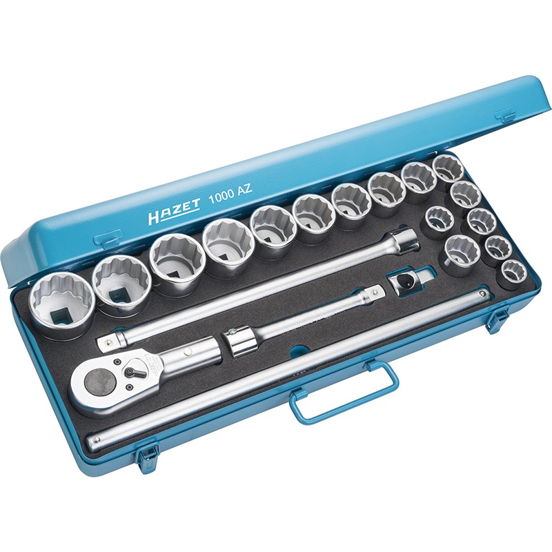 Hazet 1000AZ Socket Set, 21 Pieces