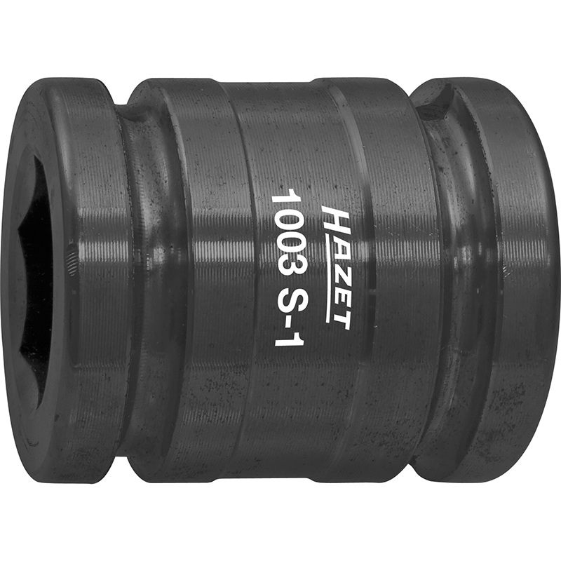 Hazet 1003S-1 Impact Adapter, Hollow Square 20mm (3/4")  Inside hexagon profile 24mm