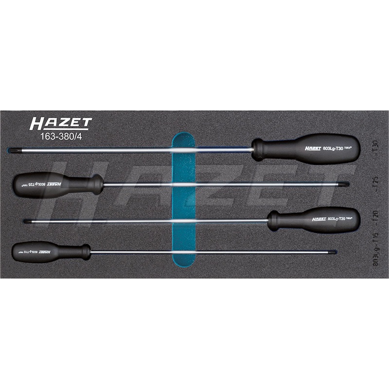 Hazet 163-380/4 TORX Screwdriver Set, 4 Pieces