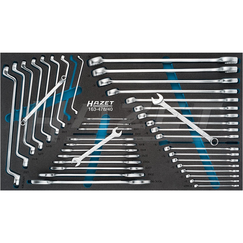 Hazet 163-478/40 Wrench Set, 40 Pieces