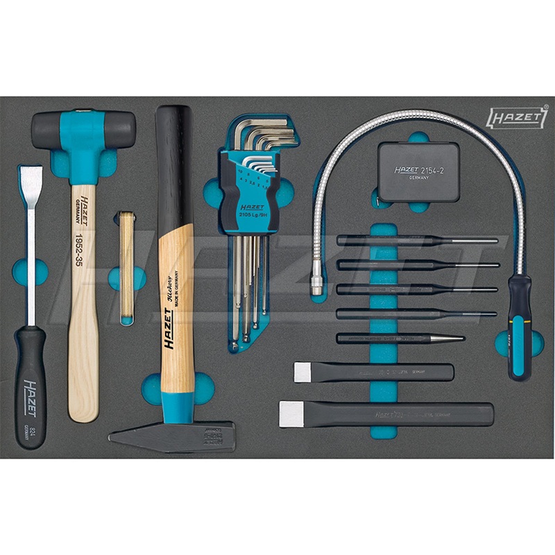 Hazet 163-60/22 Tool Set  Offset Screwdriver  Various Tools, 22 Pieces